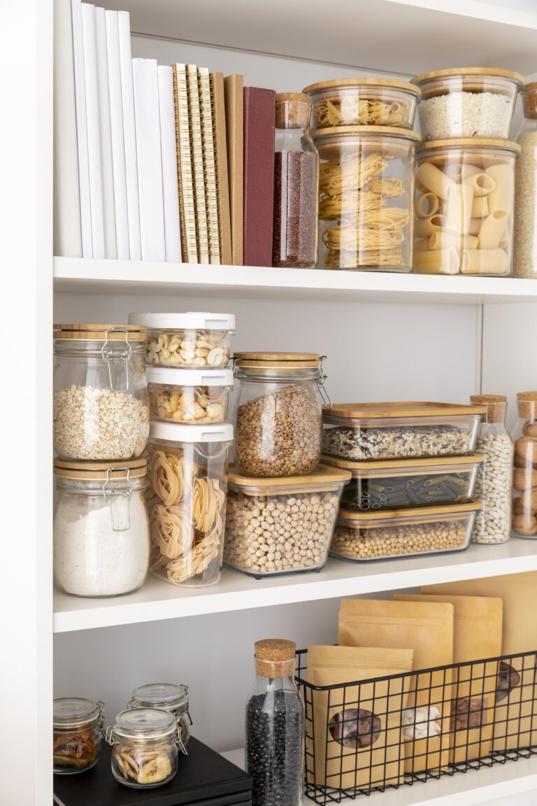 Kis konyha tárolási tippek, Csoportosítás a spájcban