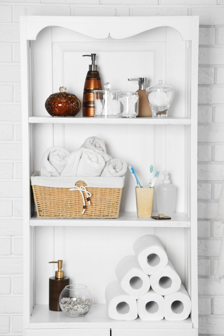 fürdőszoba tárolás