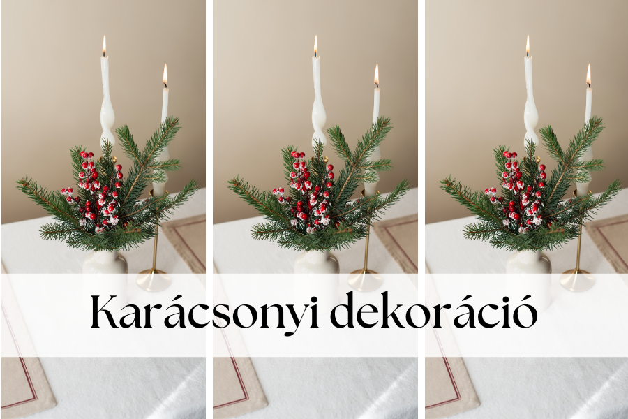 Karácsonyi dekoráció