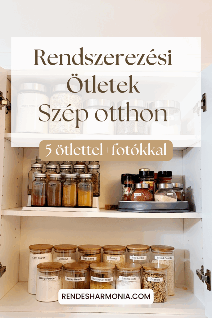 Rendszerezési kihívás: 30 napos kihívás, fotókkal