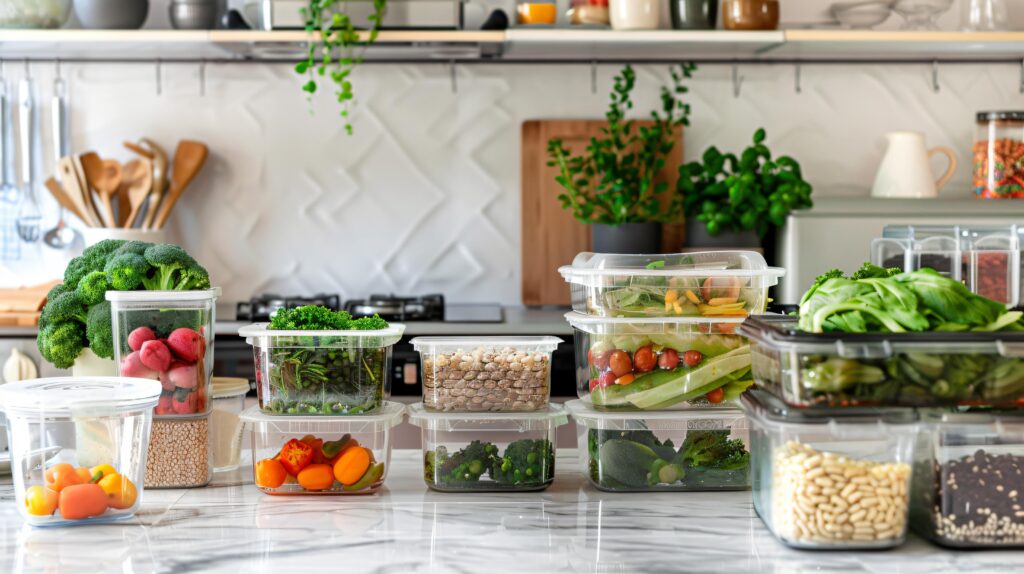 műanyag tárolódobozok a hűtőben